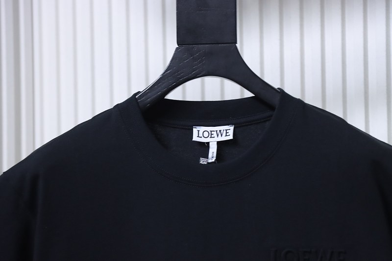 Loewe Embossed Tonal Logo Short Sleeve T-Shirt -2