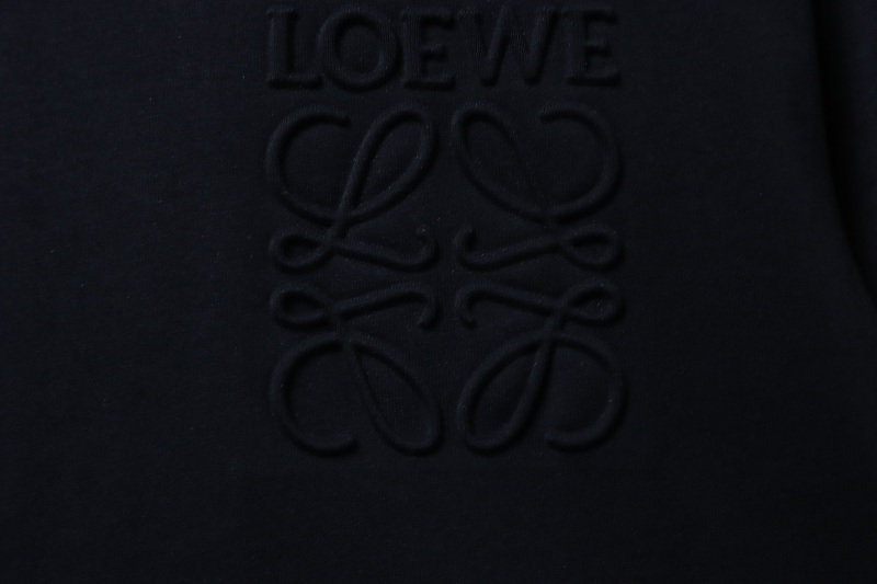 Loewe Embossed Tonal Logo Short Sleeve T-Shirt -2