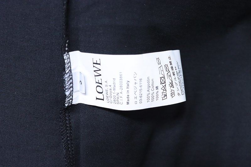 Loewe Embossed Tonal Logo Short Sleeve T-Shirt -2