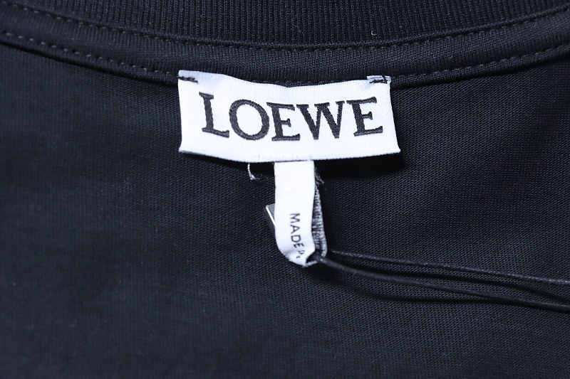 Loewe Embossed Tonal Logo Short Sleeve T-Shirt -2