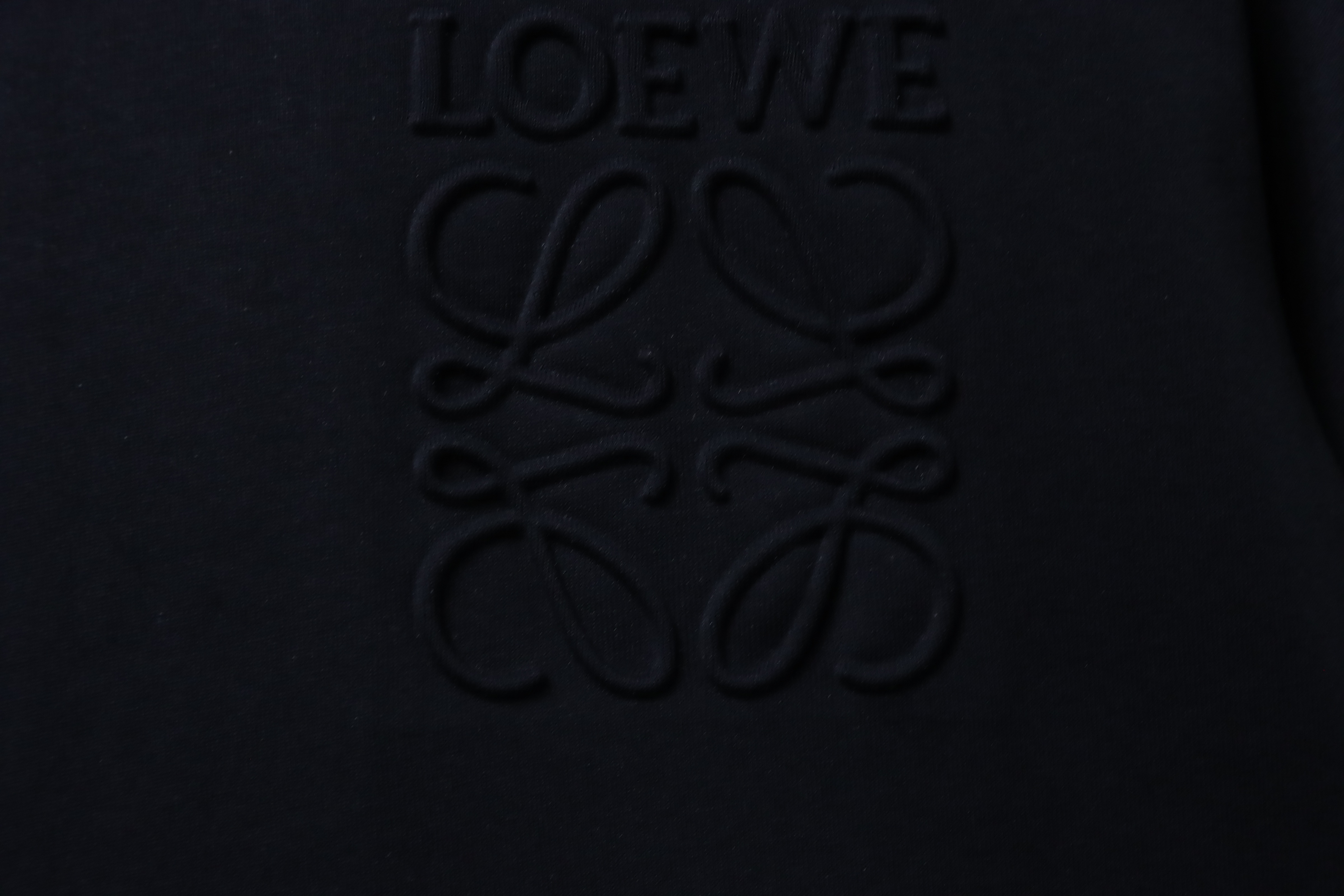 Loewe Embossed Tonal Logo Short Sleeve T-Shirt -2