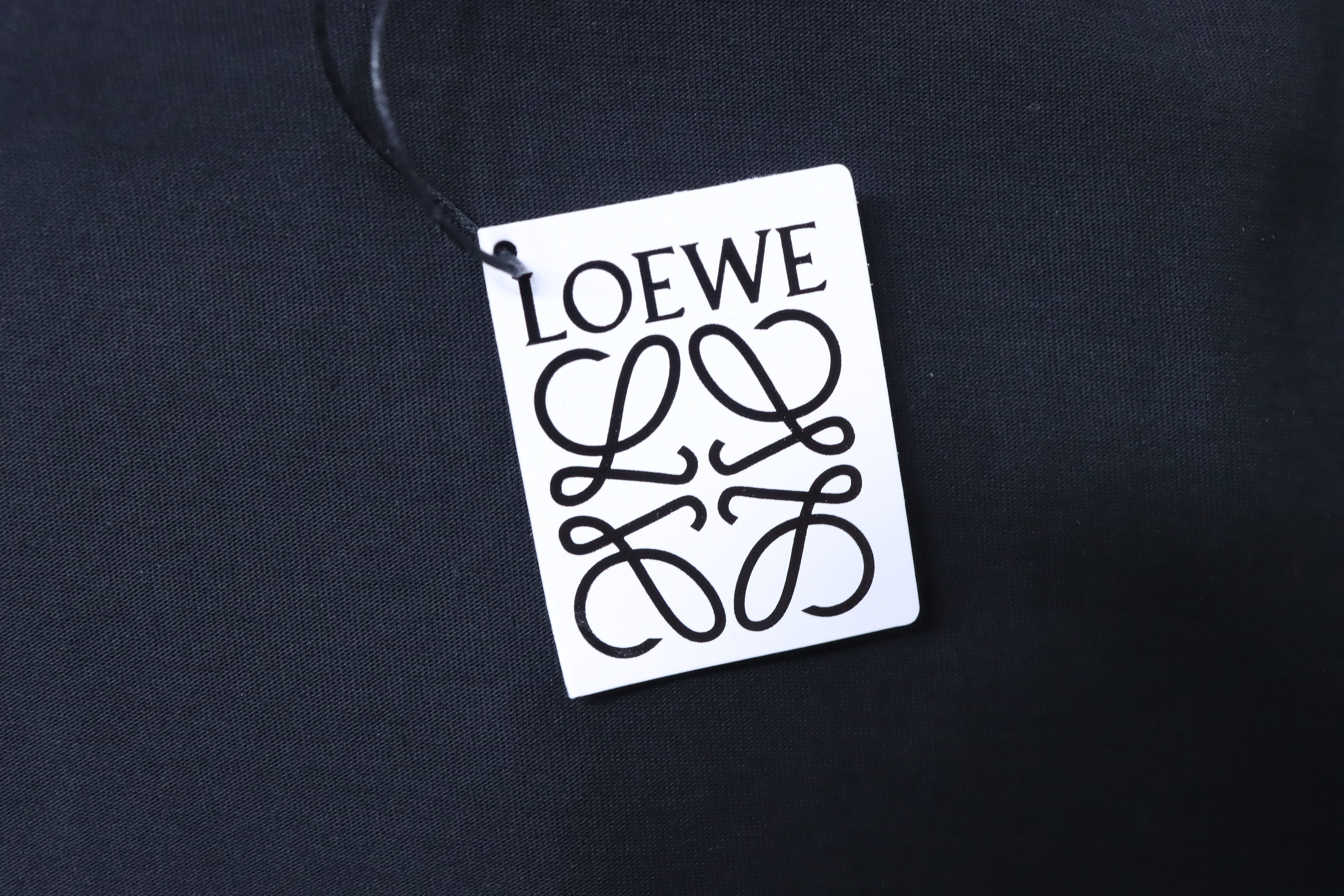 Loewe Embossed Tonal Logo Short Sleeve T-Shirt -2