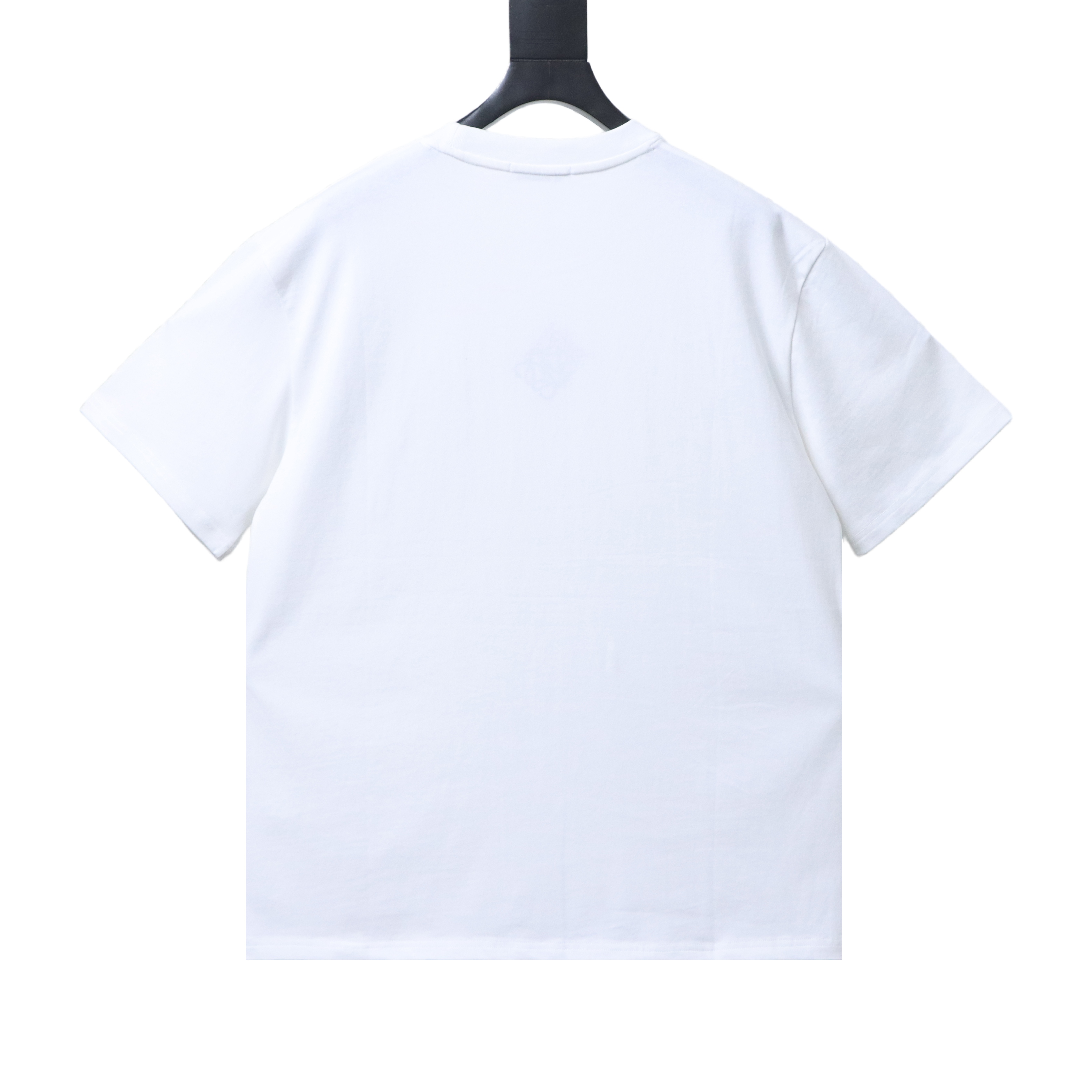 Loewe Faux Pocket Misaligned Letter Embroidered Short Sleeve T-Shirt -1
