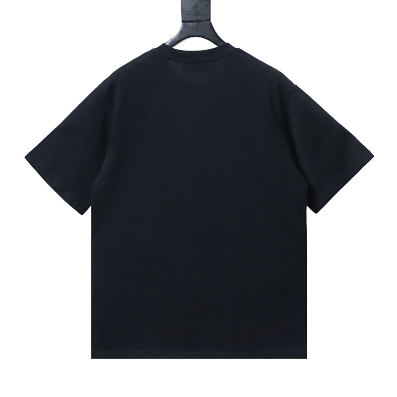 Loewe Floral Embroidered Logo Short Sleeve T-Shirt -1