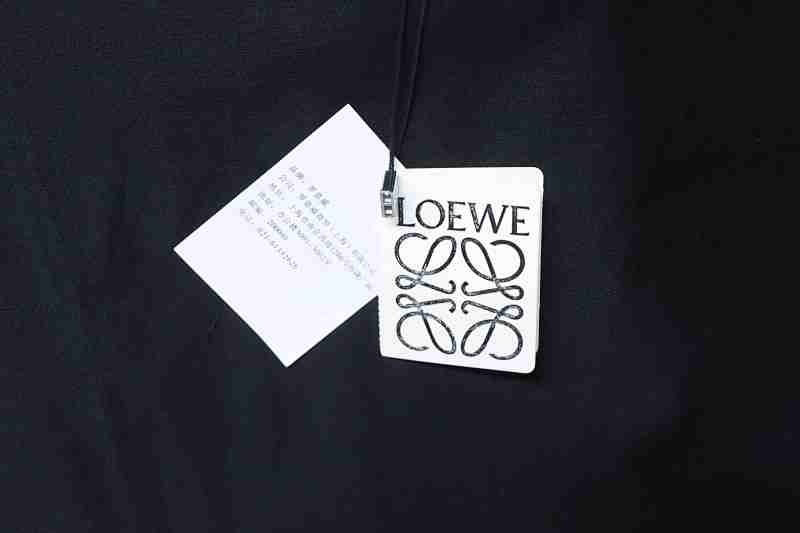Loewe Floral Embroidered Logo Short Sleeve T-Shirt -1