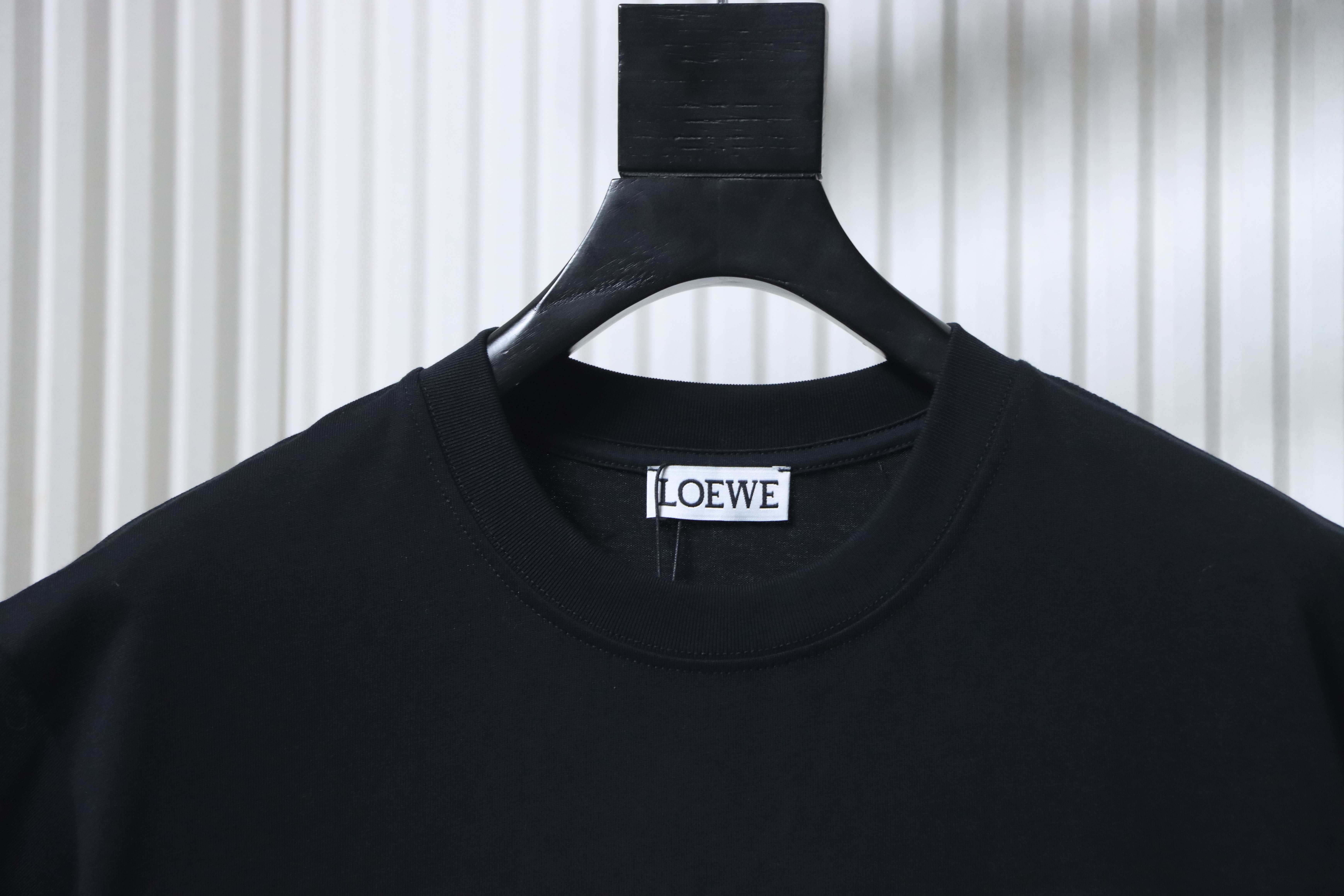 Loewe Floral Embroidered Logo Short Sleeve T-Shirt -1