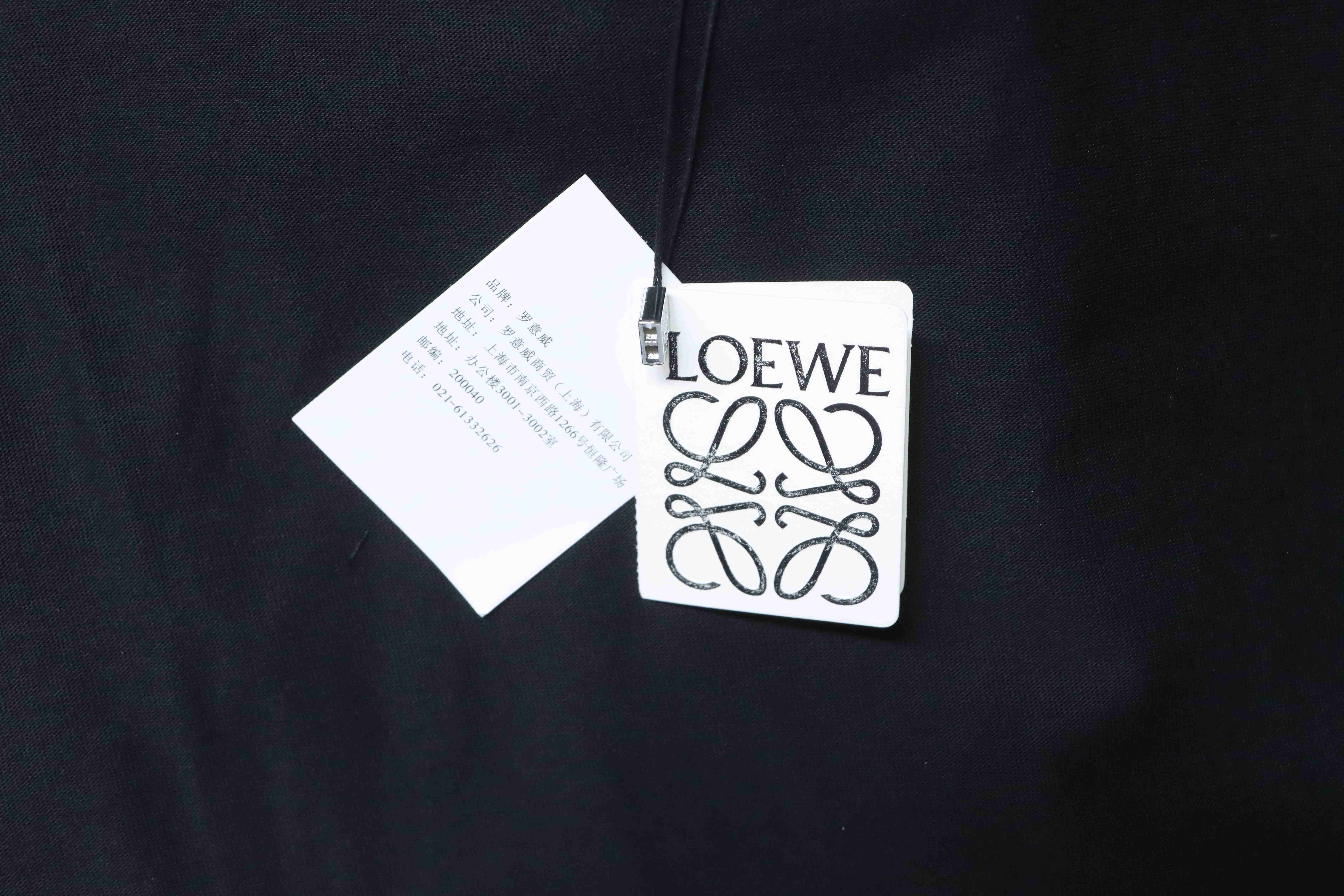 Loewe Floral Embroidered Logo Short Sleeve T-Shirt -1