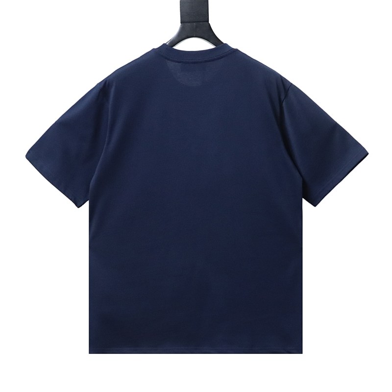 Loewe Floral Embroidered Logo Short Sleeve T-Shirt -2