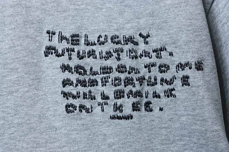 Loewe Kitten Letter Logo Embroidered Short Sleeve T-Shirt