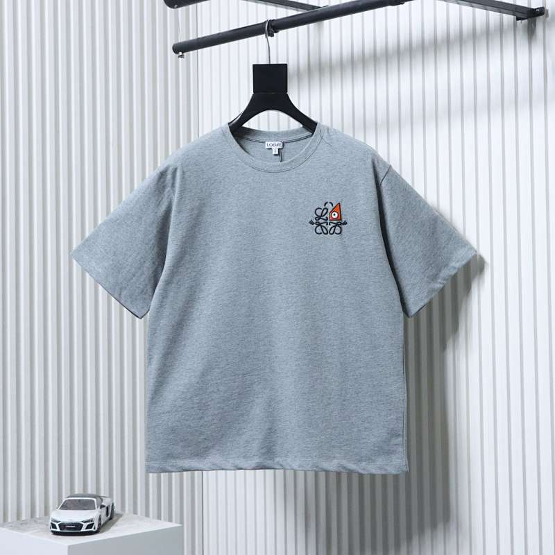 Loewe Limited Monster Eyes Logo Embroidered Short Sleeve T-Shirt -1