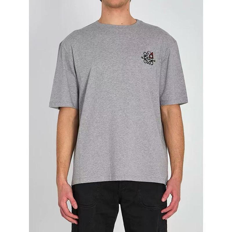 Loewe Limited Monster Eyes Logo Embroidered Short Sleeve T-Shirt -1