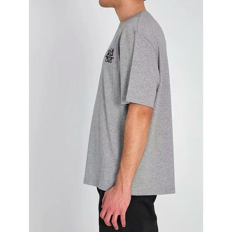 Loewe Limited Monster Eyes Logo Embroidered Short Sleeve T-Shirt -1