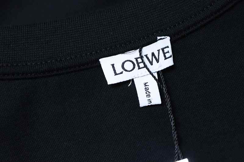 Loewe Limited Monster Eyes Logo Embroidered Short Sleeve T-Shirt -2