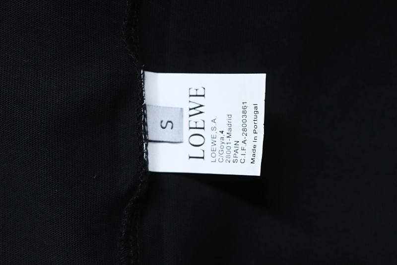 Loewe Limited Monster Eyes Logo Embroidered Short Sleeve T-Shirt -2