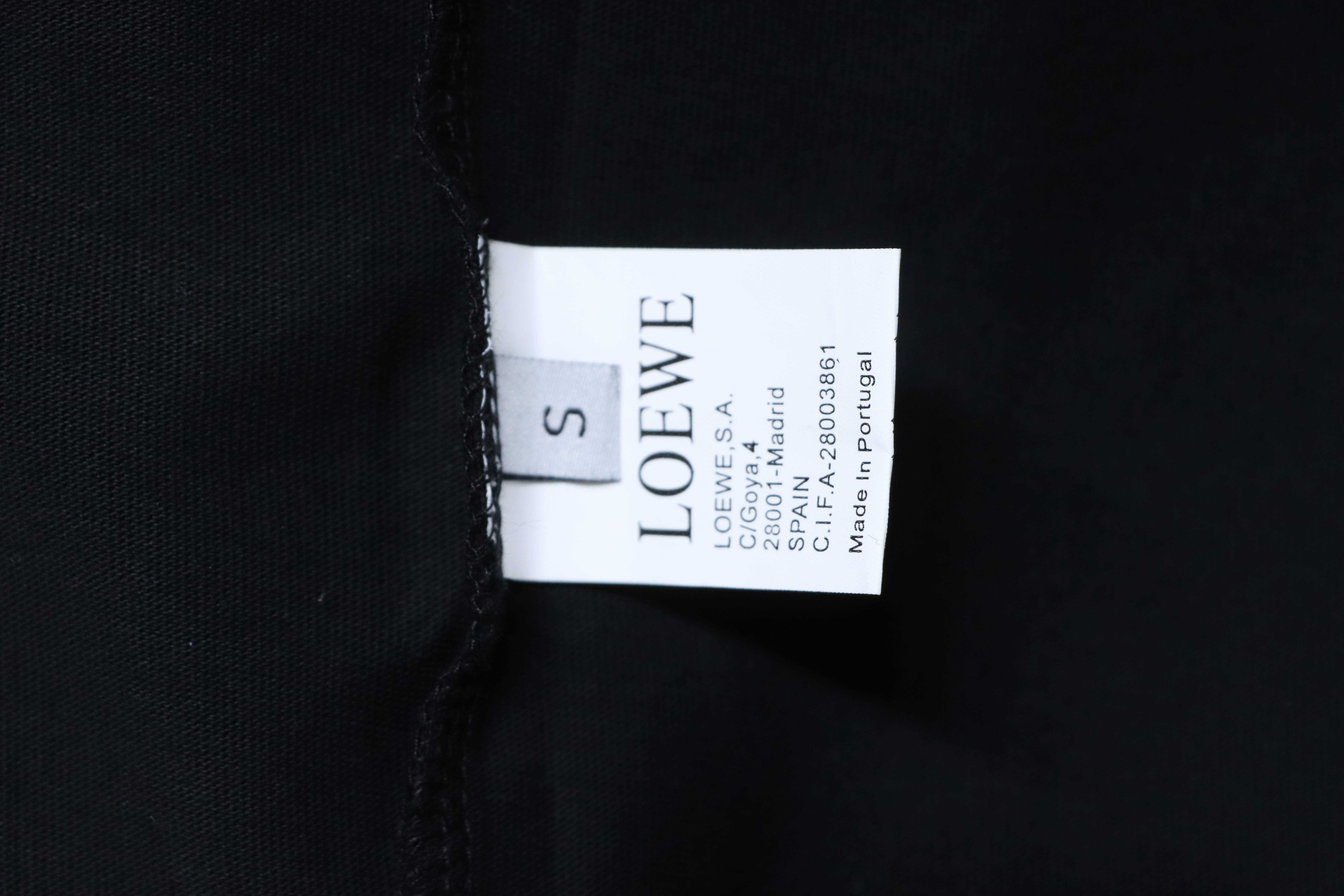 Loewe Limited Monster Eyes Logo Embroidered Short Sleeve T-Shirt -2