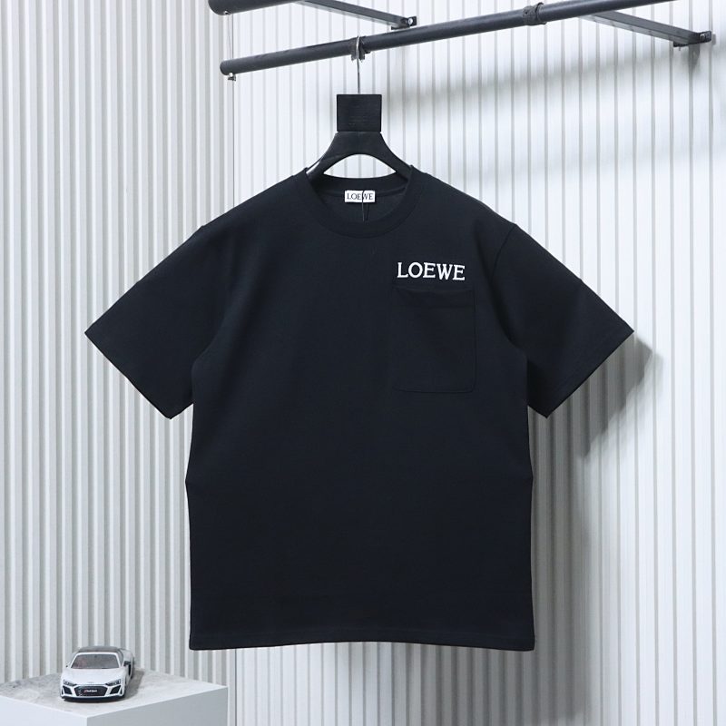 Loewe Pocket Embroidered Short Sleeve T-Shirt -1