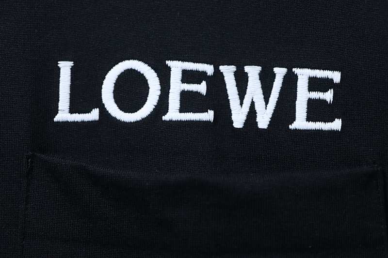 Loewe Pocket Embroidered Short Sleeve T-Shirt -1