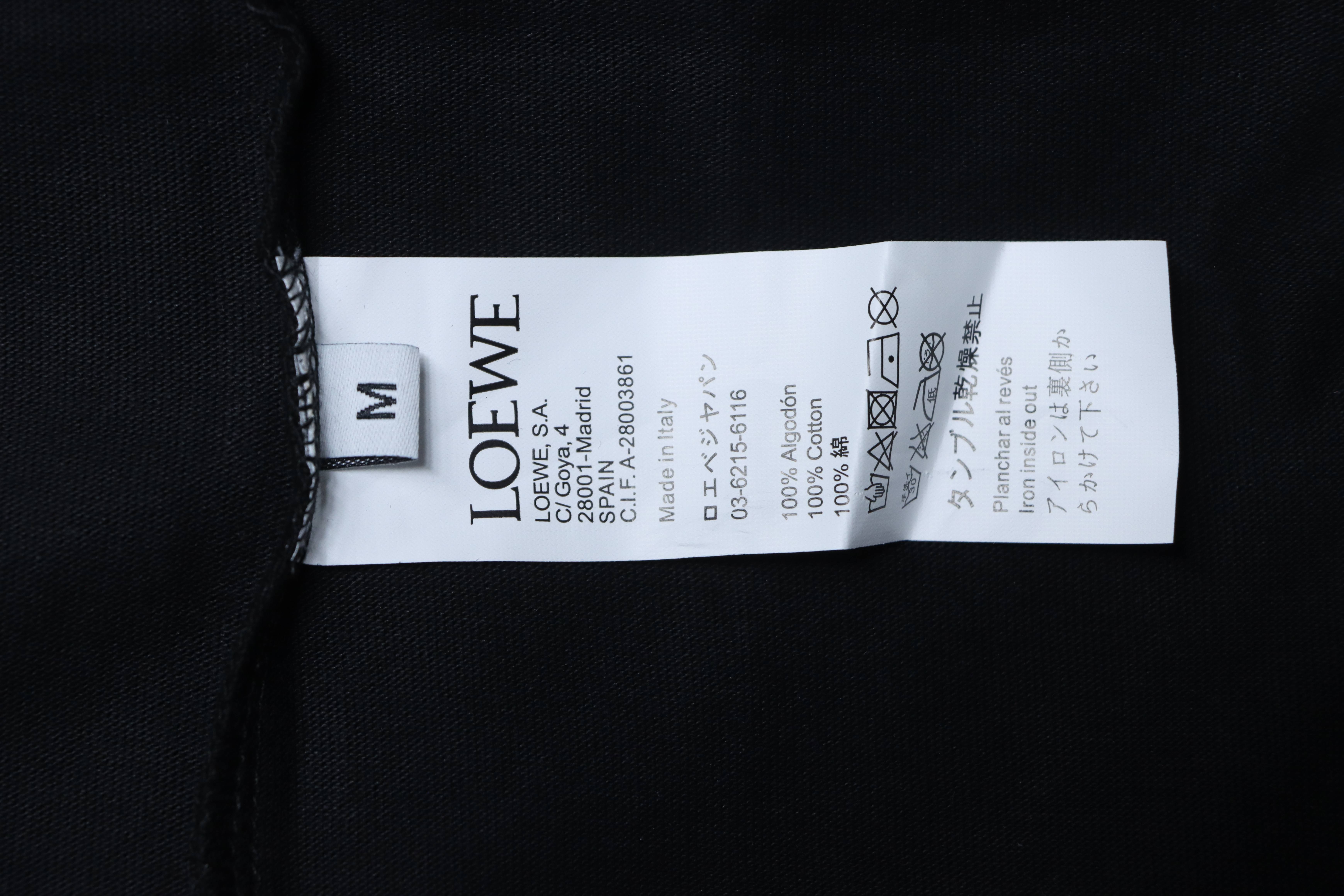 Loewe Pocket Embroidered Short Sleeve T-Shirt -1