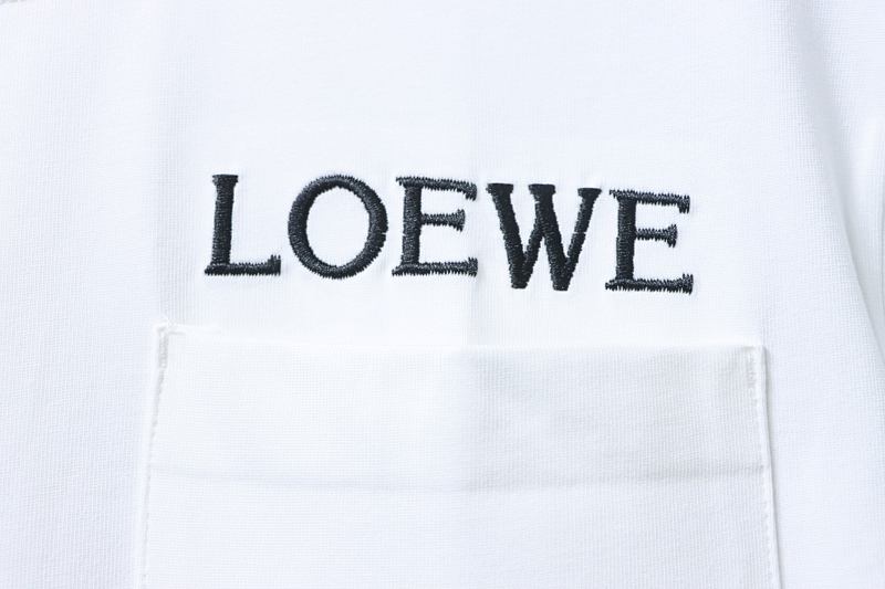 Loewe Pocket Embroidered Short Sleeve T-Shirt -2