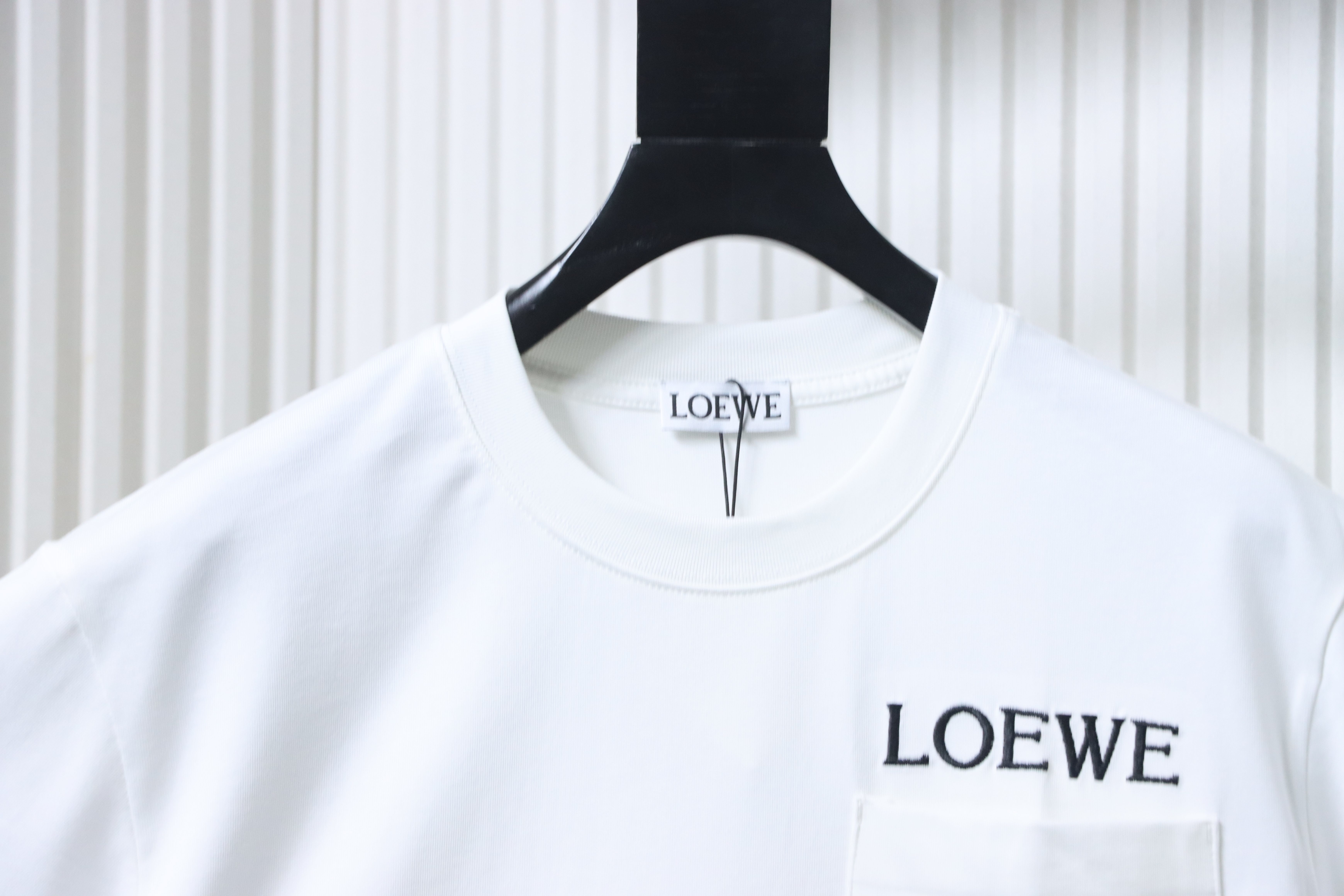 Loewe Pocket Embroidered Short Sleeve T-Shirt -2