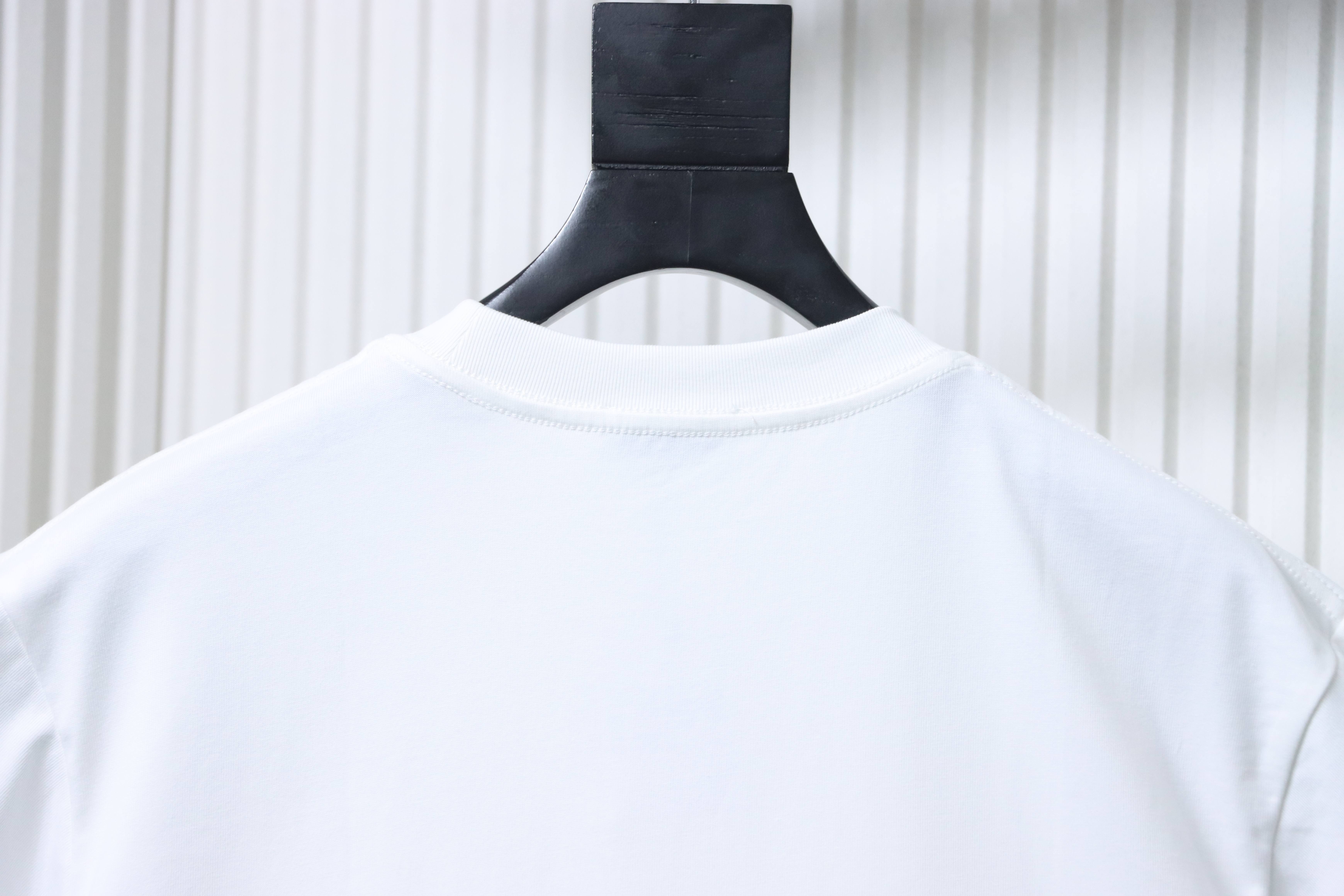 Loewe Pocket Embroidered Short Sleeve T-Shirt -2