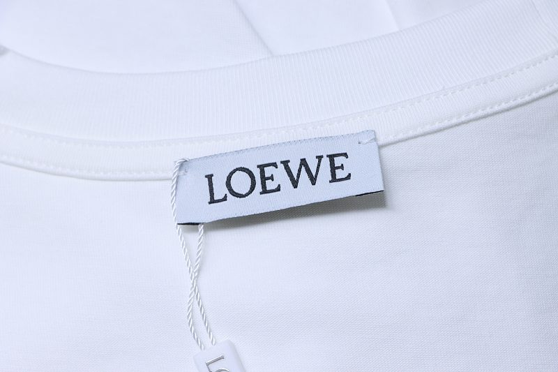 Loewe SS25 Towel Embroidered Logo Short Sleeve T-Shirt -2