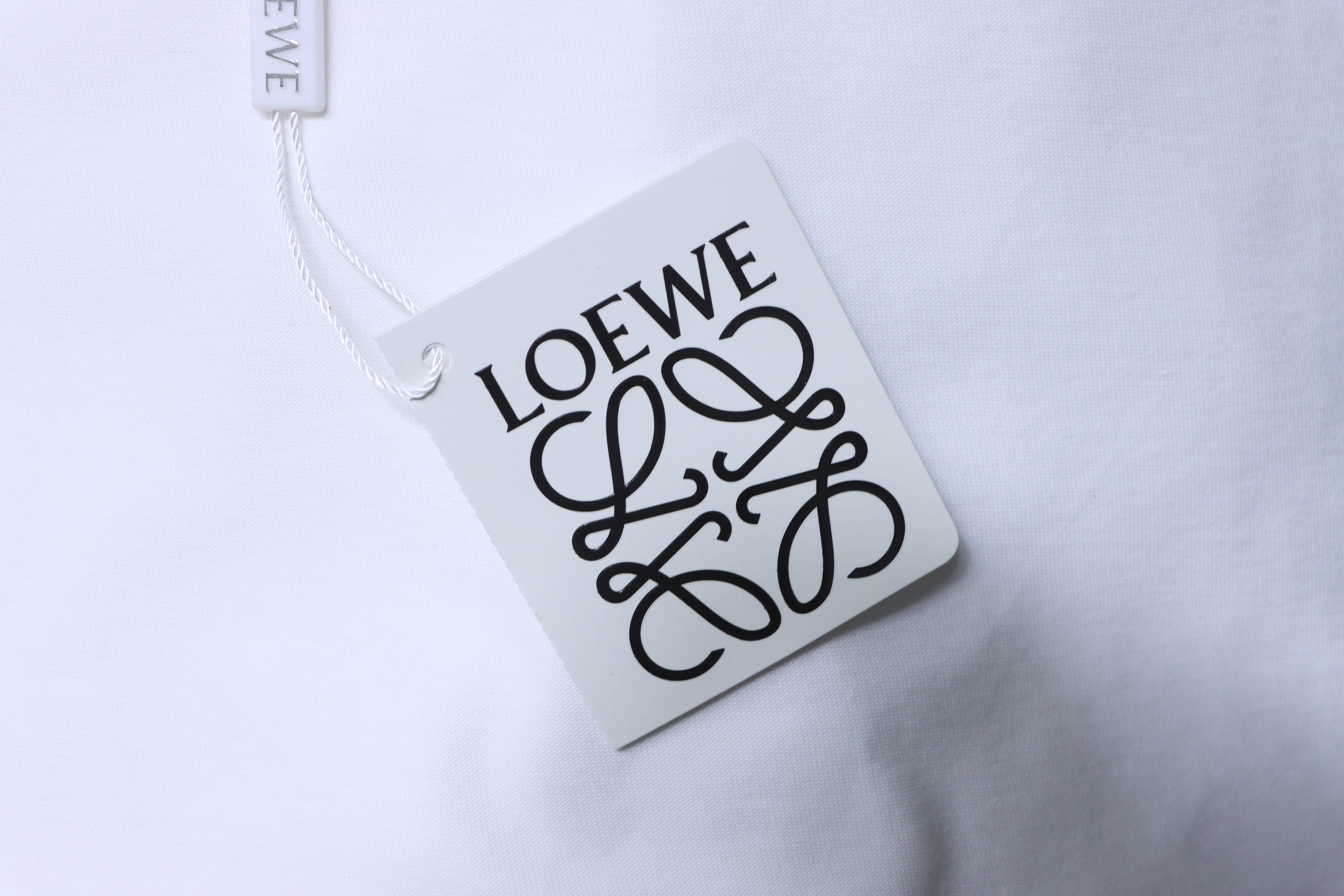 Loewe SS25 Towel Embroidered Logo Short Sleeve T-Shirt -2