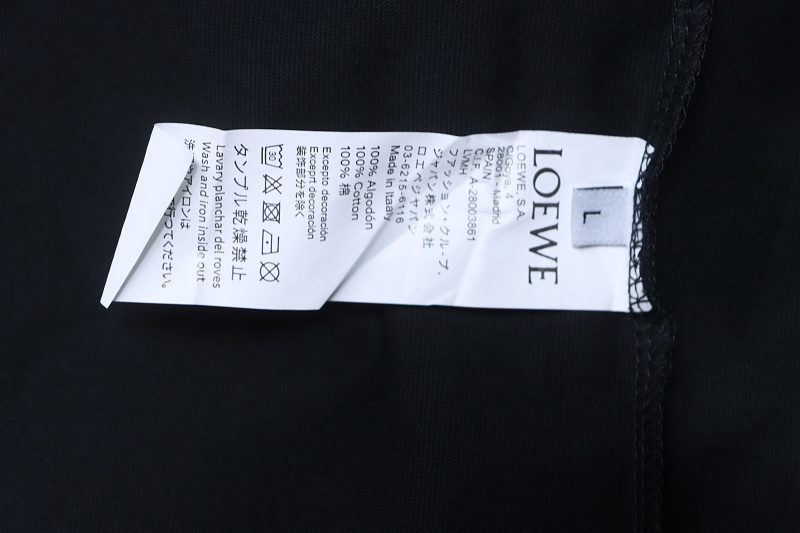 Loewe Tonal Embroidered Logo Short Sleeve T-Shirt -2