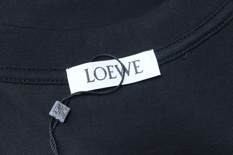 Loewe Tonal Embroidered Logo Short Sleeve T-Shirt -2