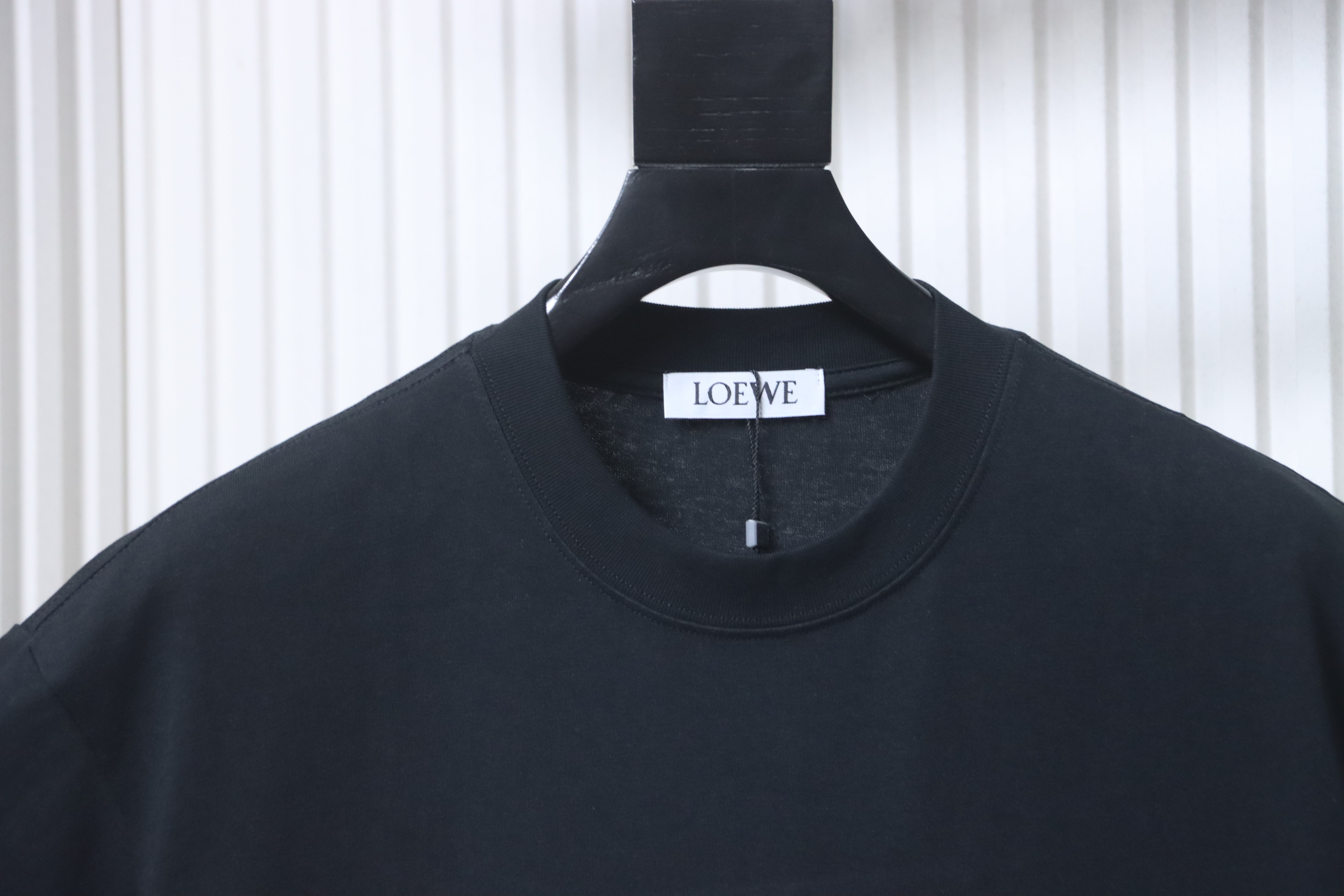Loewe Tonal Embroidered Logo Short Sleeve T-Shirt -2