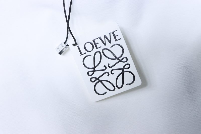Loewe x On Collaboration Zip Pocket Logo Bonded Short Sleeve T-Shirt -1