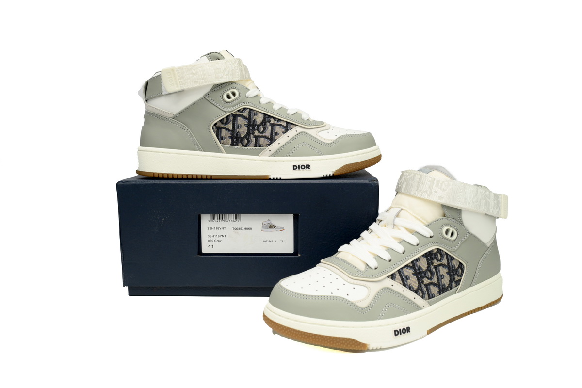 Dior B27 High White Grey