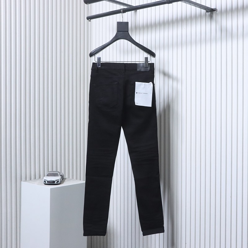 Purple Brand Pocket Distressed Slim Pants