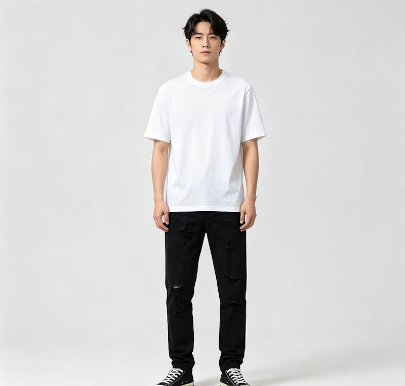 Purple Brand Pocket Distressed Slim Pants