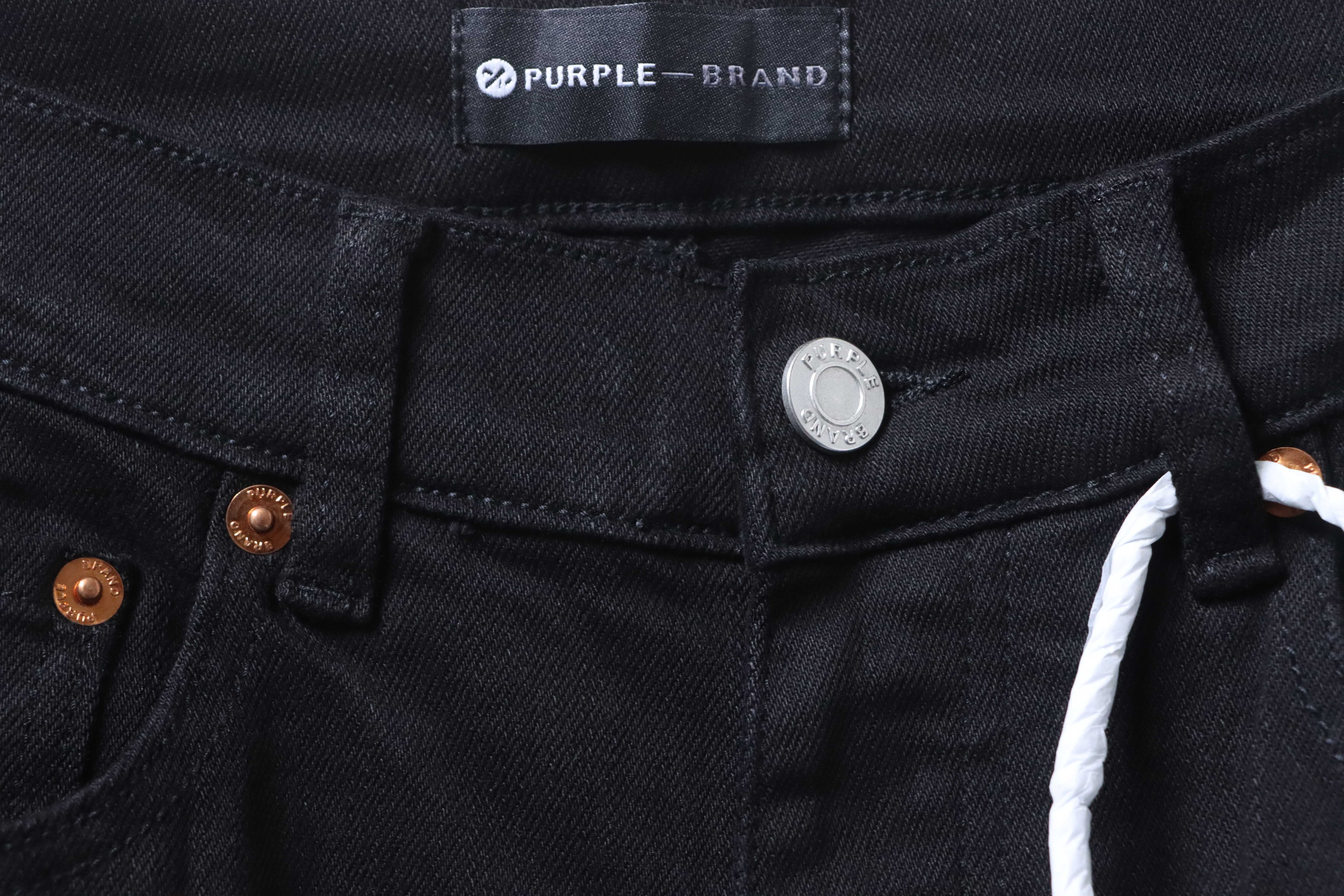 Purple Brand Pocket Distressed Slim Pants