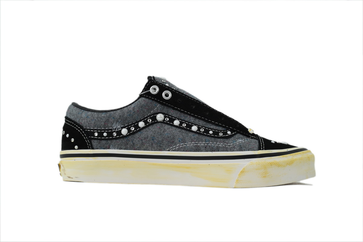 SATOSHI NAKAMOTO x Vans Old Skool Reissue 36 'Speckled Moving Blanket Grey'