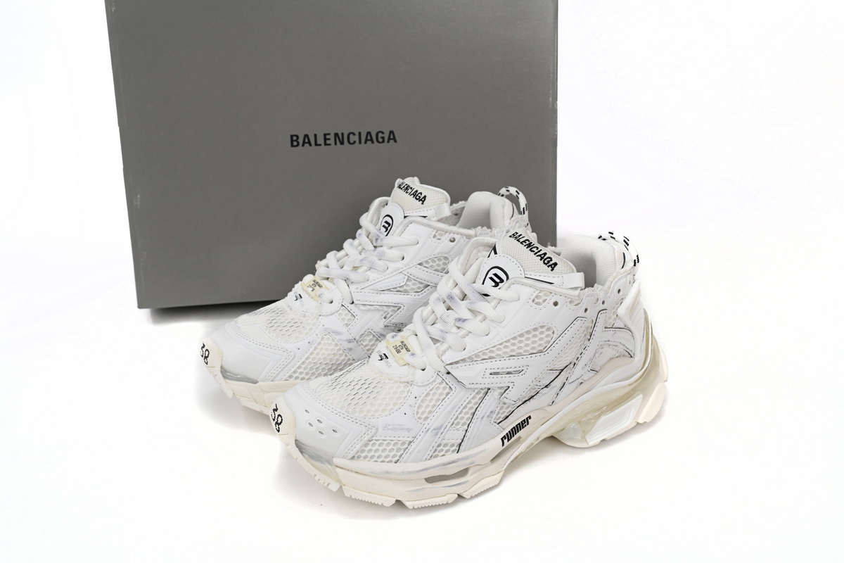 Balenciaga Runner White LED 853223 WRNLD 0102