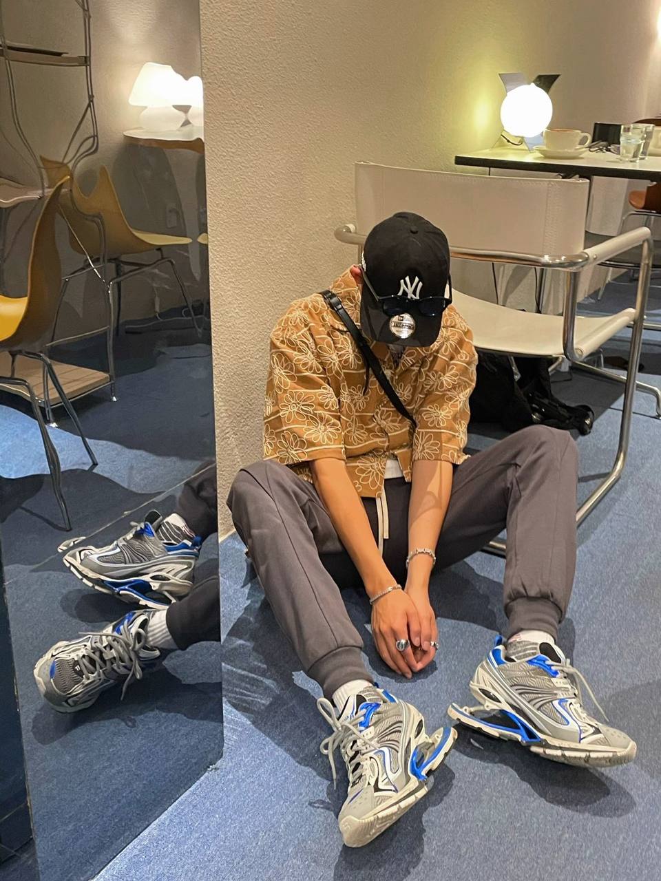 Balenciaga X-Pander Grey Blue  653871 W2RA4 4012 review KKKK 00