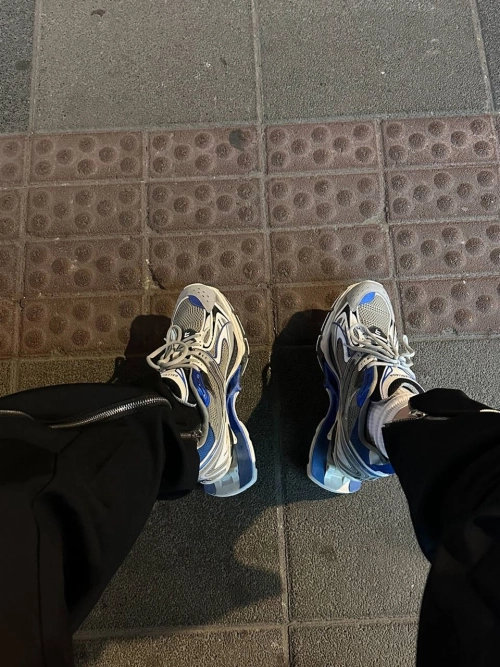 Balenciaga X-Pander Grey Blue  653871 W2RA4 4012 reviewed byZfg