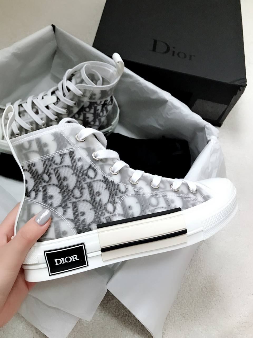Dior B23 High Top Logo Oblique 3SH118YJP_H069 review KHGDn 01