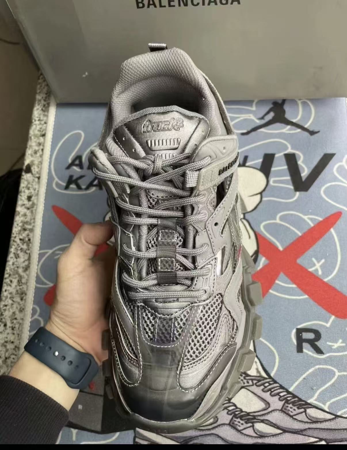 Balenciaga Track 2 Sneaker Grey 668822 W3CT1 1800 review lytr 00