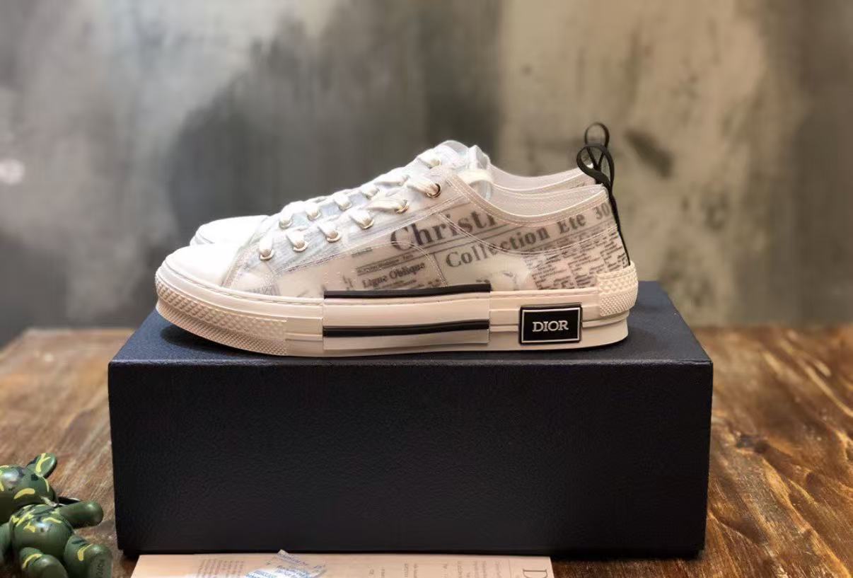 Dior B23 Low Top Daniel Asham Newspaper 3SN249YUO_H069 review yudtrseaw 01