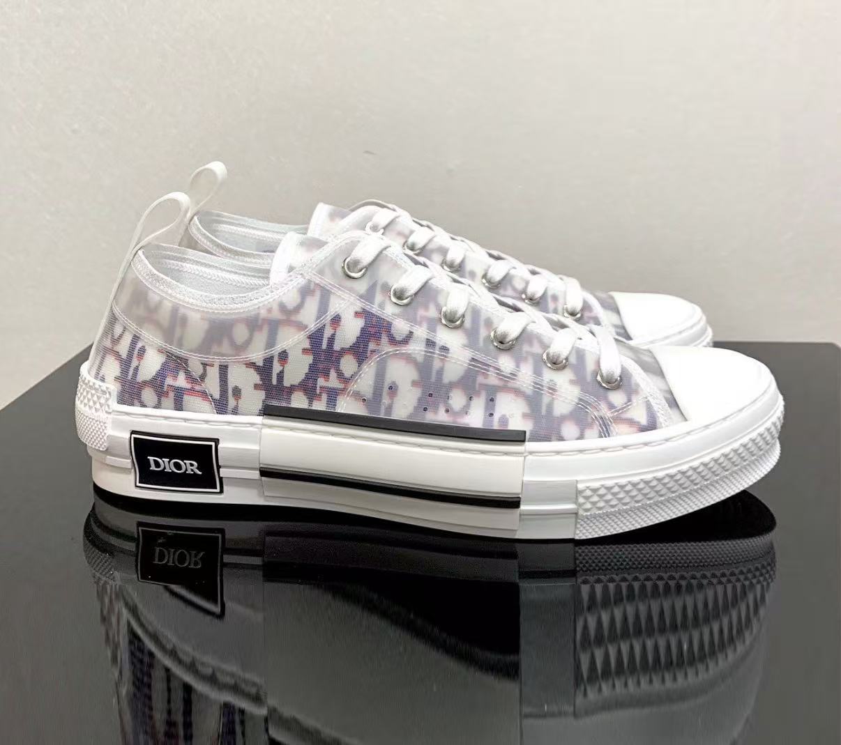Dior B23 Low Top Red Blue Oblique 3SN249YTG_H563 review ertyu 01