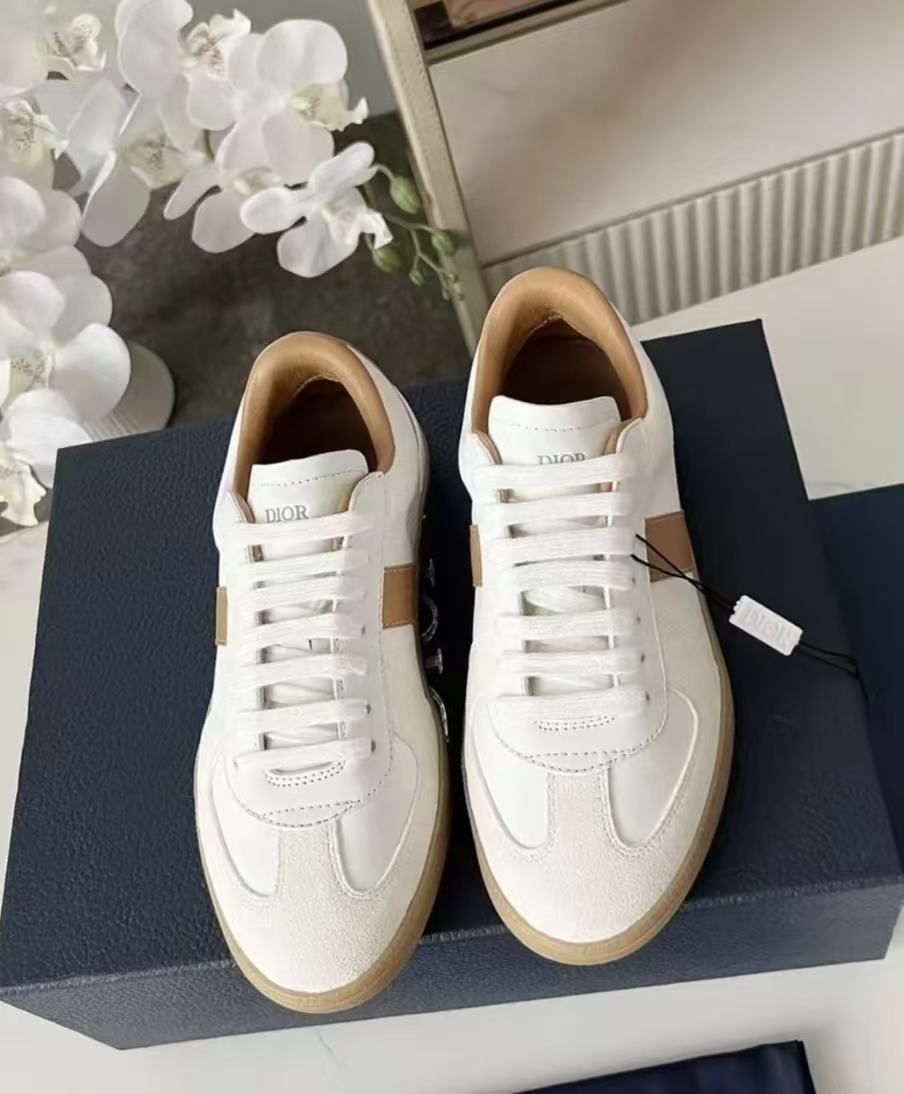 Dior B01 Matchpoint Sneaker 'White Brown' 3SN328ZRH_H076 review dfjkjhgf 00