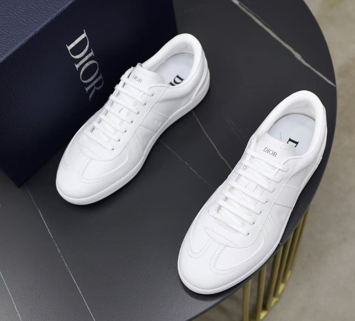 Dior B01 Matchpoint Sneaker White Smooth Calfskin 3SN328ZQR_H000 review srtw 01