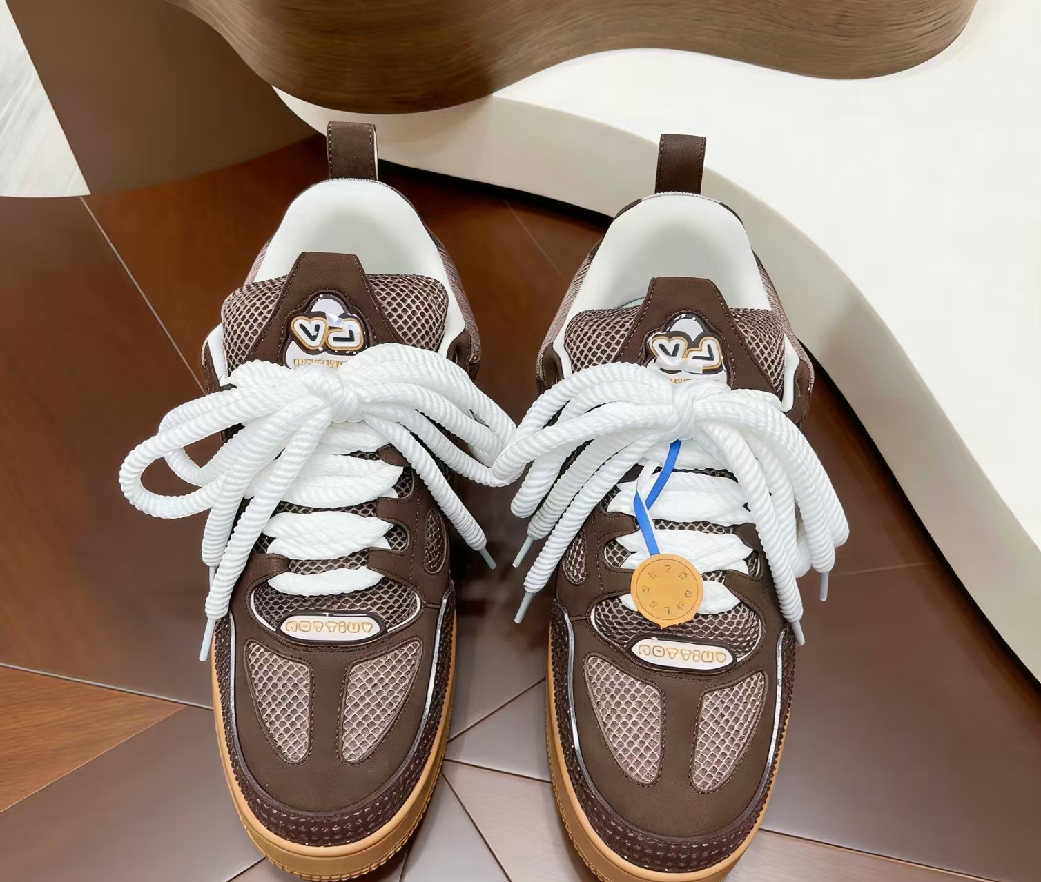 LOUIS VUITTON Skate White Coffee 1AJWA5 review AJDKGI