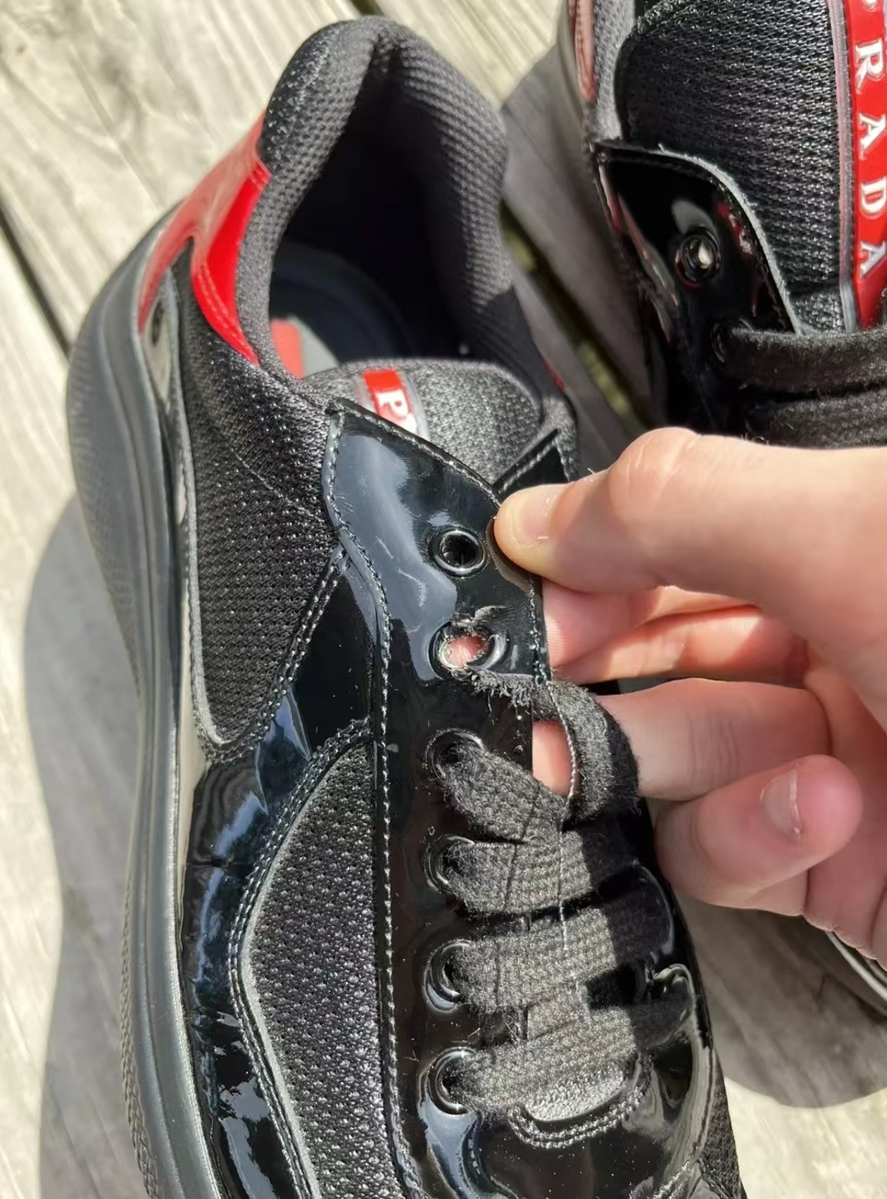 Prada Sneakers Black Red  4E3400-3L46-F0P35 review sahdgfa 01