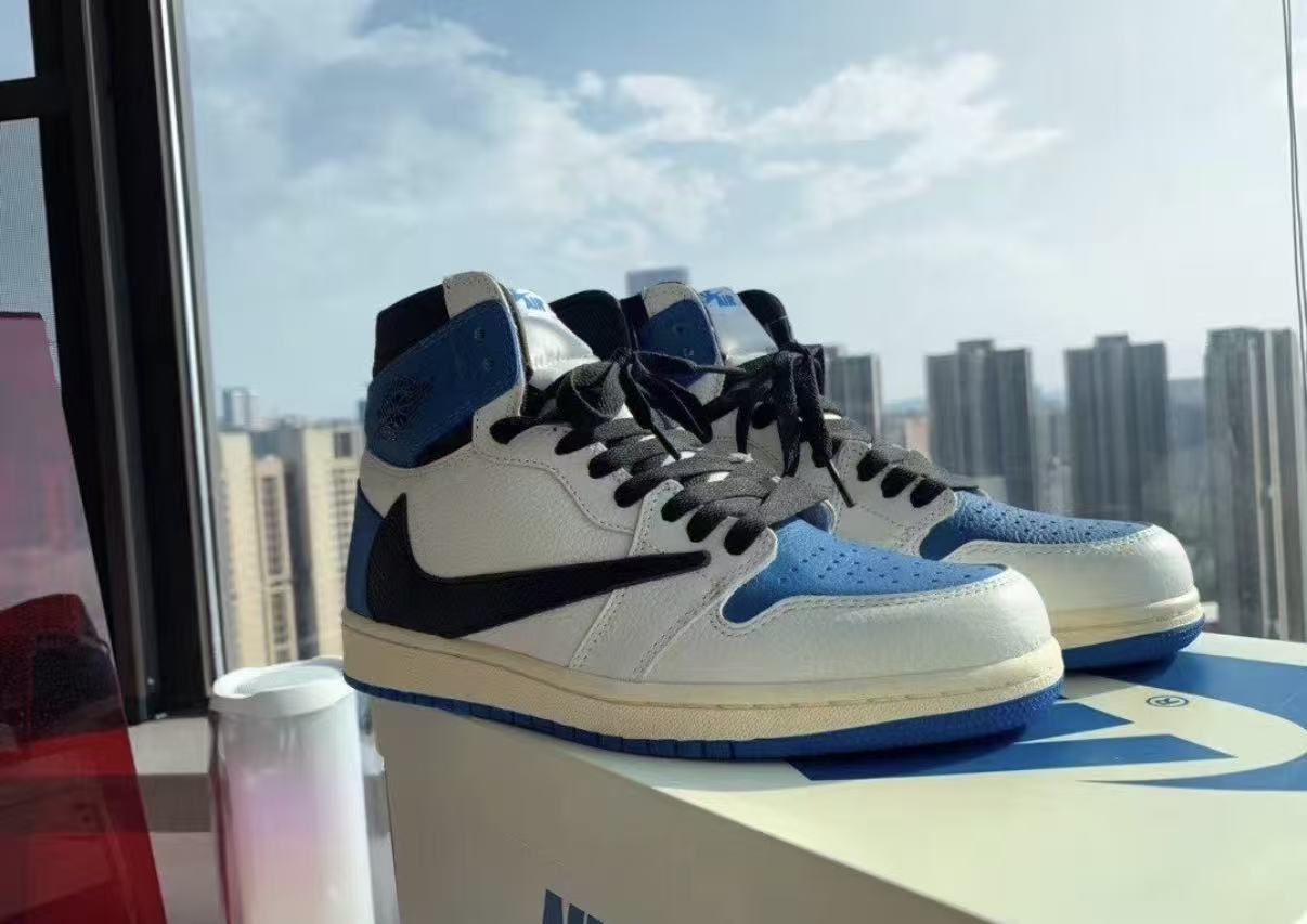 FLAME God Fragment x Travis Scott x Air Jordan 1 High OG Military DH3227-105 review lkjdxdcvgb 00