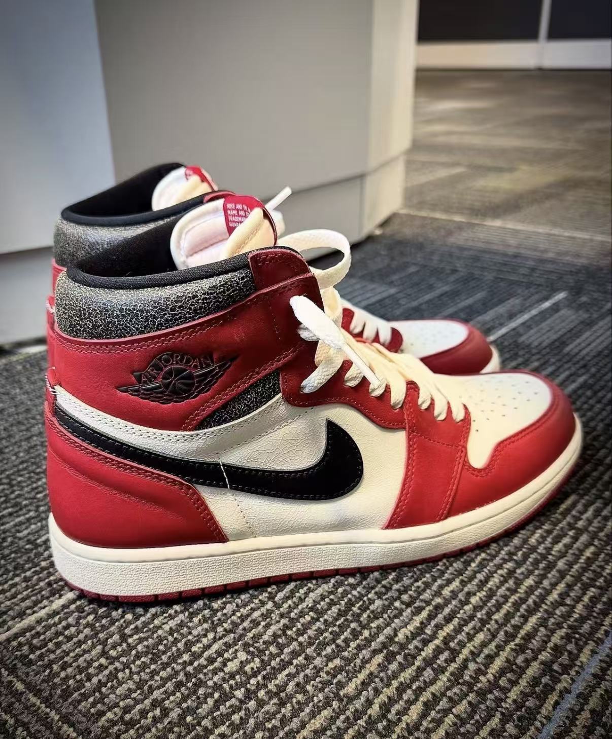 FLAME God Air Jordan 1 High Chicago Reimagined DZ5485-612 review lkjhfgd 02