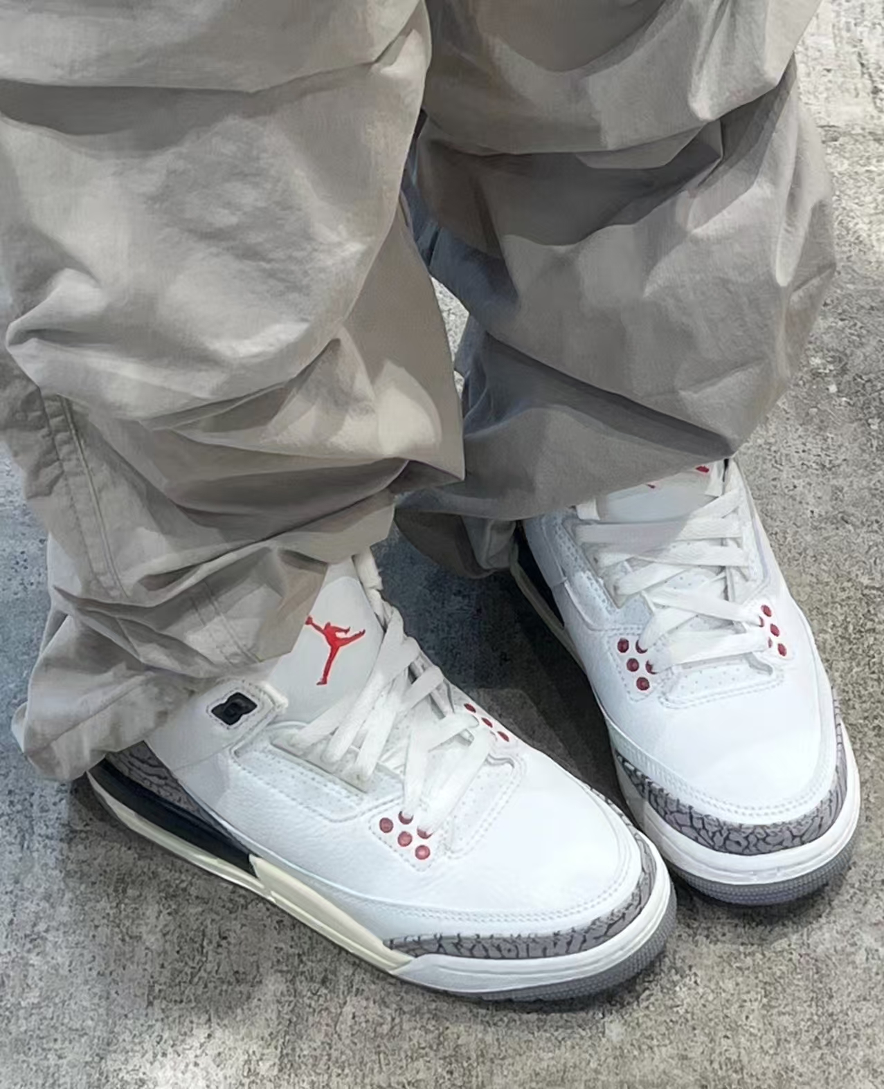 FLAME God Air Jordan 3 “White Cement Reimagined” DN3707-100 review scakghck
